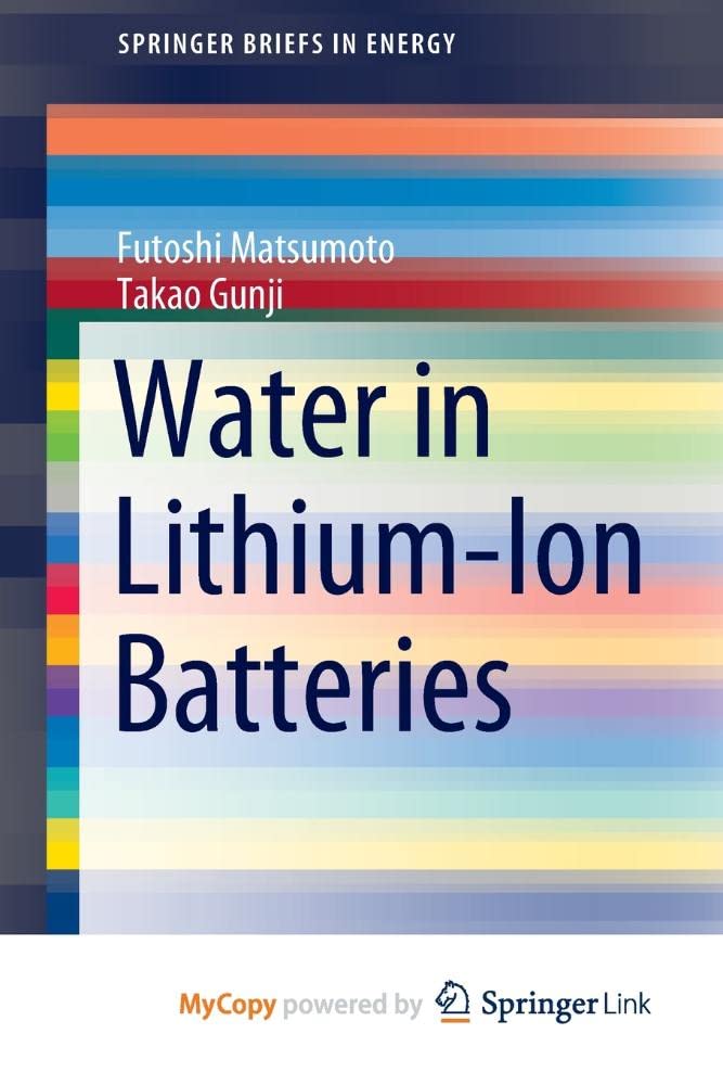 Water in Lithium-Ion Batteries