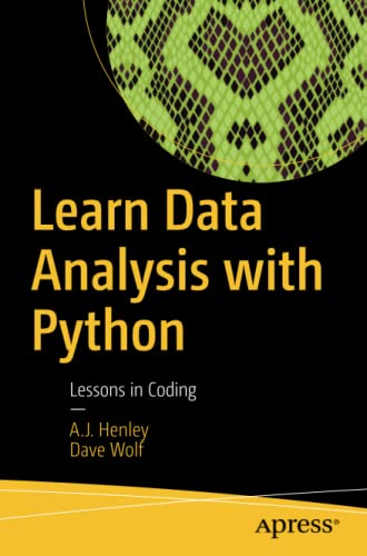 Learn Data Analysis with Python: Lessons in Coding