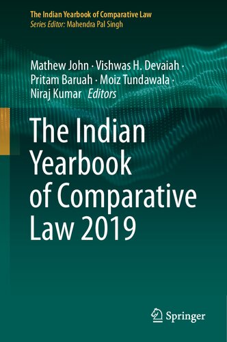 The Indian yearbook of comparative law 2019