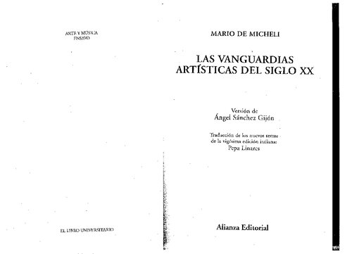 Las vanguardias artísticas del siglo XX