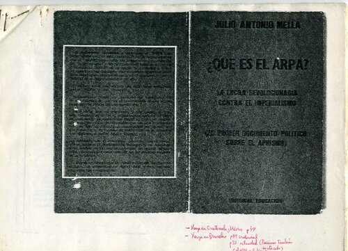 ¿Qué es el ARPA?: La lucha revolucionaria contra el imperialismo. El primer documento político sobre el aprismo [1928]