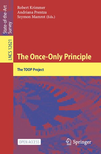 The Once-Only Principle. The TOOP Project