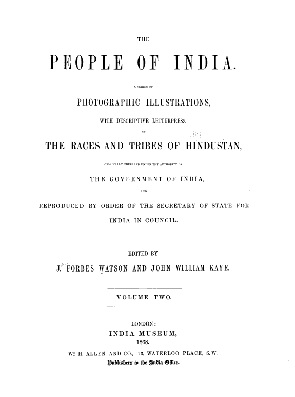 The People of India