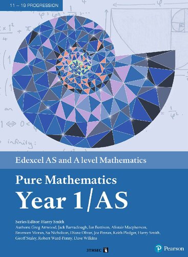 Edexcel AS and A level Mathematics Pure Mathematics Year 1/AS Textbook + e-book