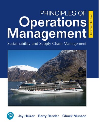 Operations Management: Sustainability and Supply Chain Management