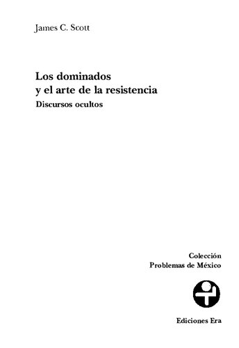 Los dominados y el arte de la resistencia