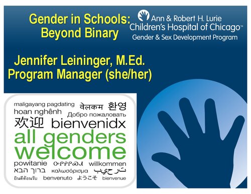 Gender in Schools - Beyond Binary