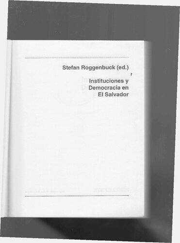 Instituciones y democracia en El Salvador