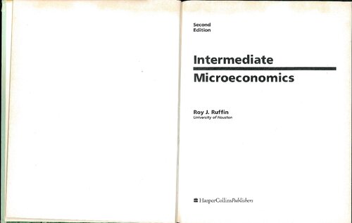 Intermediate microeconomics (pages 1-550 only)