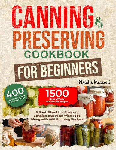 Canning and Preserving Cookbook for Beginners