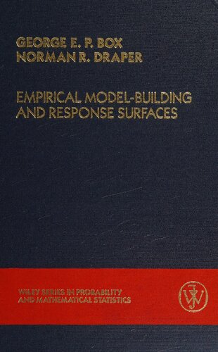 Empirical model-building and response surfaces