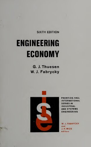 Engineering Economy