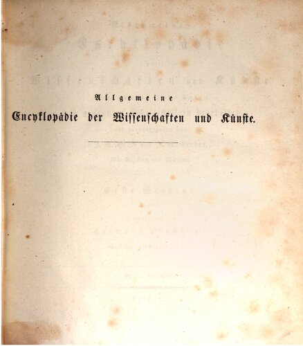 Allgemeine Encyclopädie der Wissenschaften und Künste in alphabetischer Folge / Gie bis Girieux