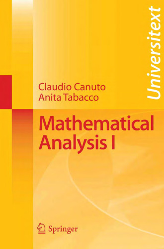 Mathematical Analysis I: v. 1 