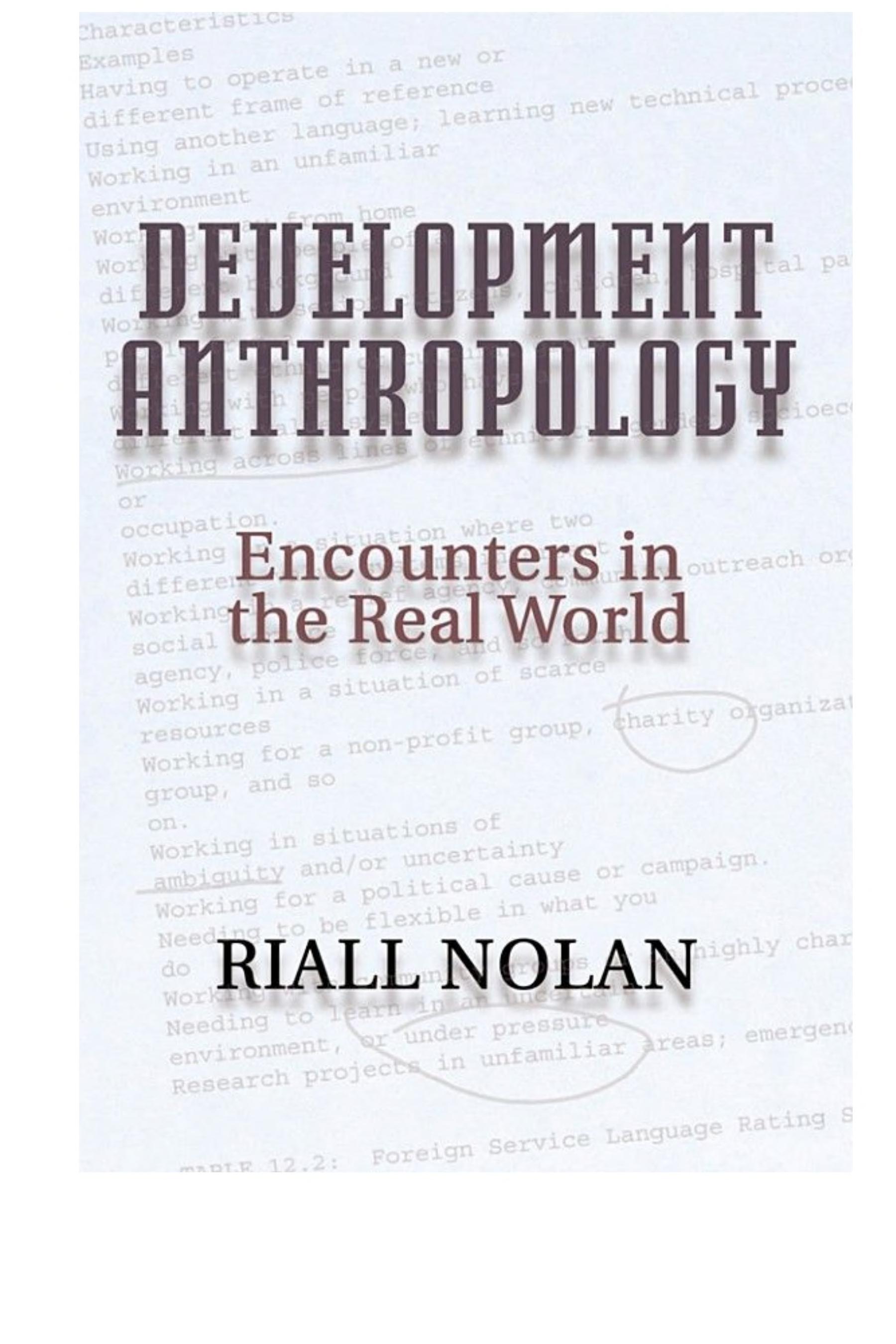 Development Anthropology