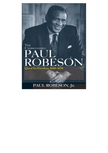 The Undiscovered Paul Robeson