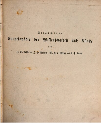 Allgemeine Encyclopädie der Wissenschaften und Künste in alphabetischer Folge / Dritte Section : O bis Odyssee