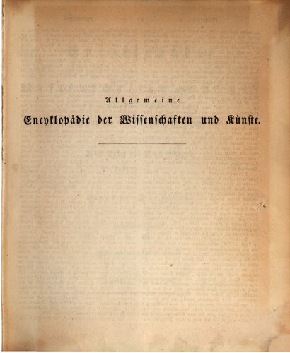 Allgemeine Encyclopädie der Wissenschaften und Künste in alphabetischer Folge / Dritte Section : Phol bis Phyxios