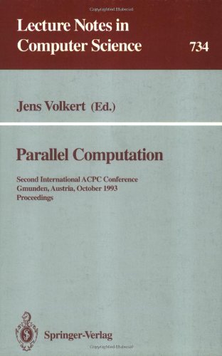 Parallel Computation: Second International ACPC Conference Gmunden, Austria, October 4–6, 1993 Proceedings