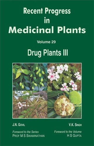 Recent Progress in Medicinal Plants. Drug Plants III