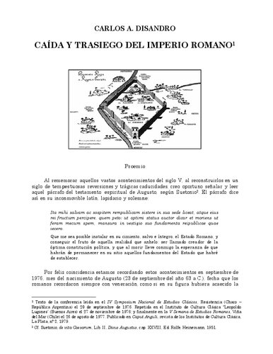 Caida y Trasiego del Imperio Romano