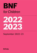 BNF for Children 2022-2023: September 2022-22