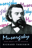 Musorgsky: Eight Essays and an Epilogue