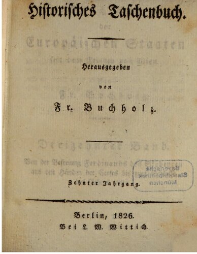 Von der Befreiung Ferdinands des Siebenten aus den Händen der Cortes bis zum Schlusse des Jahres 1824