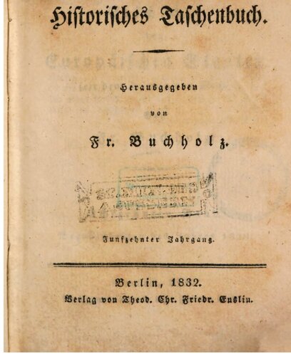 Begebenheiten des Jahres 1829