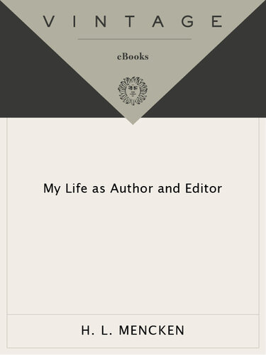 My Life As Author And Editor