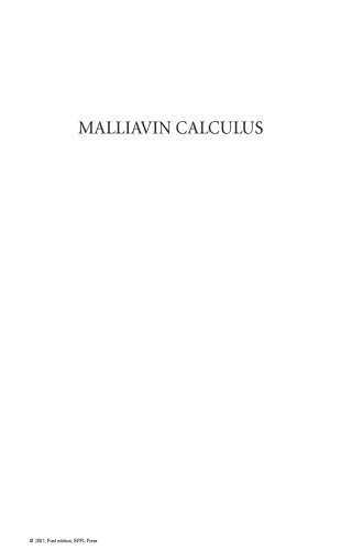 Malliavin Calculus with Applications to Stochastic Partial Differential Equations