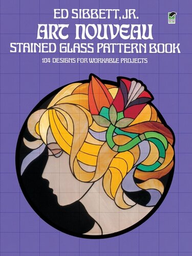 Art Nouveau Stained Glass Pattern Book