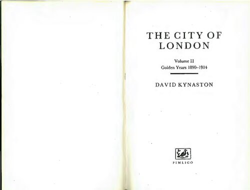 The City of London Vol.2: Golden Years 1890-1914