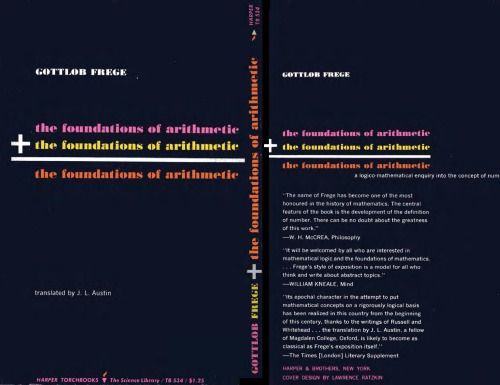 The foundations of arithmetic;: A logico-mathematical enquiry into the concept of number 