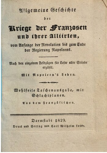 Der Feldzug von 1796 und 1797