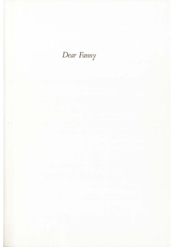 Dear Fanny: Women’s letters to and from New South Wales, 1788-1857 / Chosen and introduced by Helen Heney.