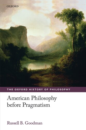 American Philosophy Before Pragmatism