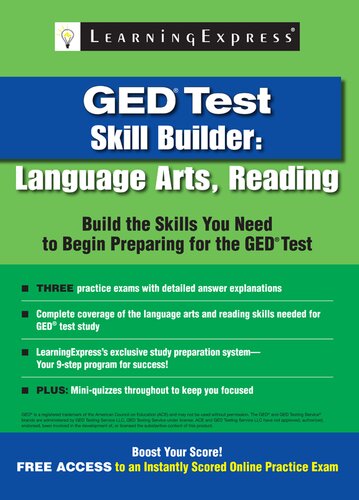 GED Test Skill Builder: Language Arts, Reading