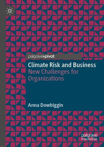 Climate Risk and Business: New Challenges for Organizations