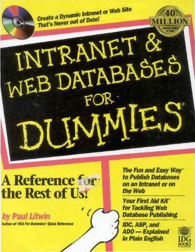 Intranet & Web Databases for Dummies