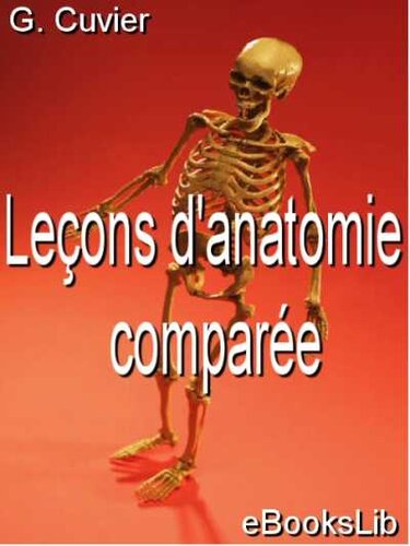 Leçons D'Anatomie Comparée