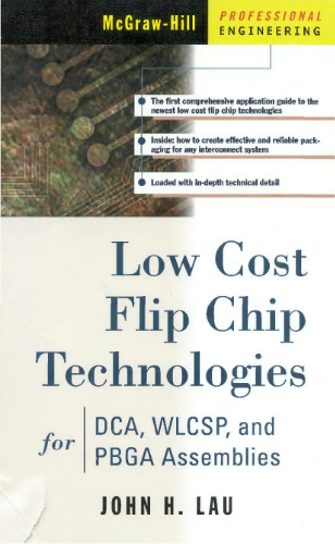 Low Cost Flip Chip Technologies for DCA, WLCSP, and PBGA Assemblies