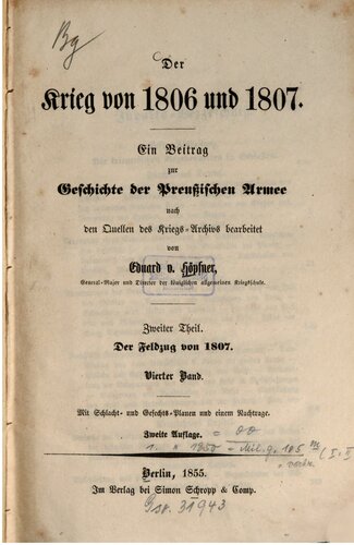 Der Feldzug von 1807