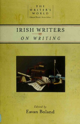 Irish Writers on Writing (The Writer's World)