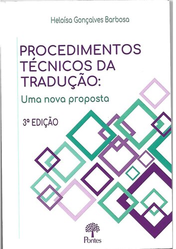 Procedimentos Técnicos Da Tradução Uma Nova Proposta