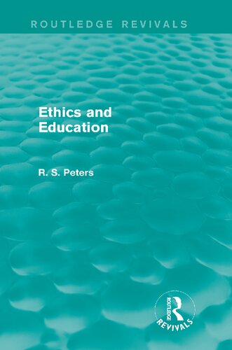 Ethics and Education