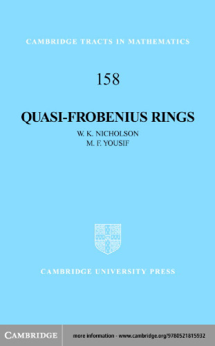 Quasi-Frobenius rings