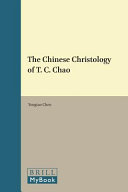 The Chinese Christology of T. C. Chao