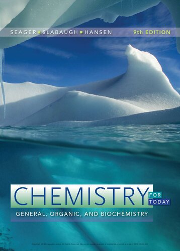 Chemistry for Today : General, Organic, and Biochemistry ninth edition