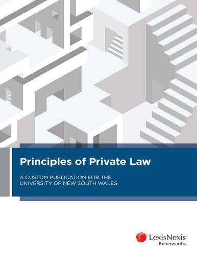 Principles of Private Law: A Custom Publication for the University of New South Wales